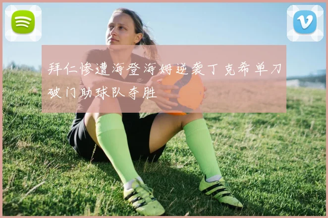 拜仁惨遭海登海姆逆袭丁克希单刀破门助球队夺胜